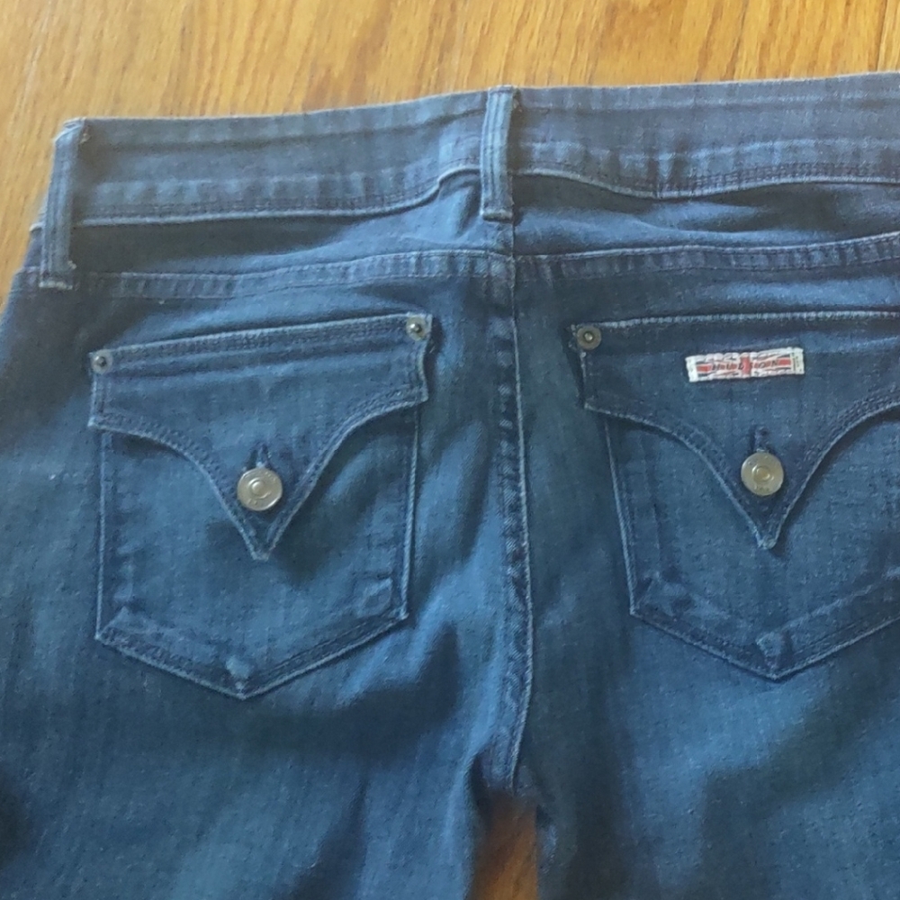 Hudson Jeans Medium Blue Flare Leg Denim - Size 28 - Picture 8 of 9